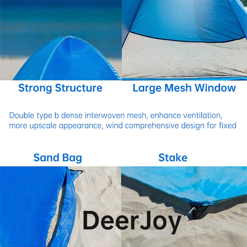 Cheap Goat Tents Beach Tent Pop Up Beach Tent for 1 3 Person Picnic Tent Rated UPF50+ for UV Protection Waterproof Sun Shelters for Camping Park Tents 